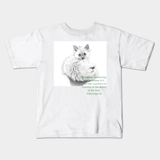 #theologycat goodness of God Kids T-Shirt